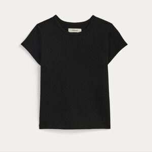 NWOT Pointelle Short-Sleeve Tee